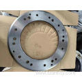 Carbon steel spun pile end plate